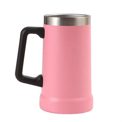24 oz Stainless Steel Insulated Handle Mug