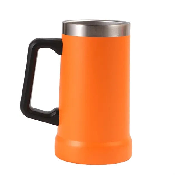 24 oz Stainless Steel Insulated Handle Mug