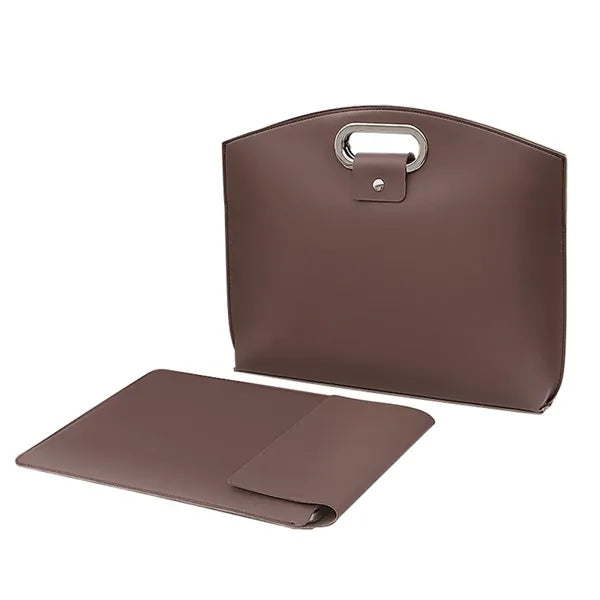 Executive Leather Laptop Tote Bag