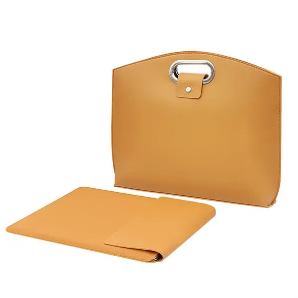 Executive Leather Laptop Tote Bag