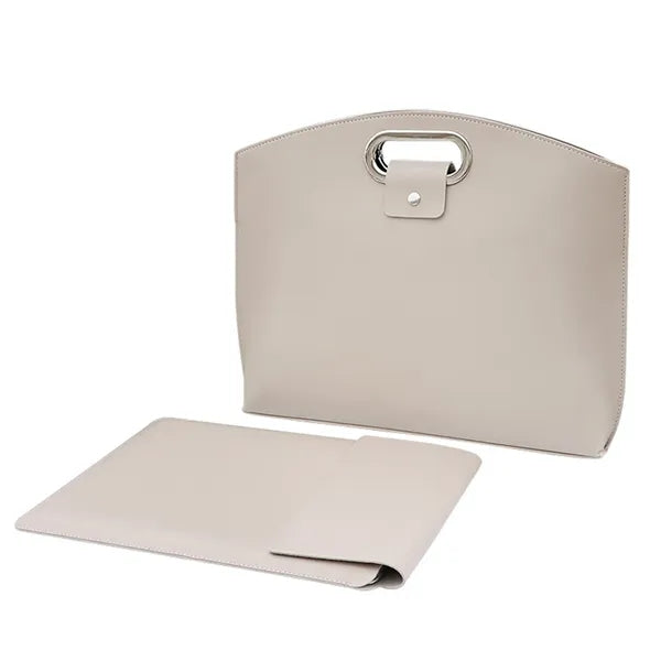 Executive Leather Laptop Tote Bag