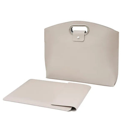 Executive Leather Laptop Tote Bag