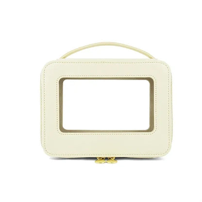 High-End Portable Cosmetic Case with Clear Window