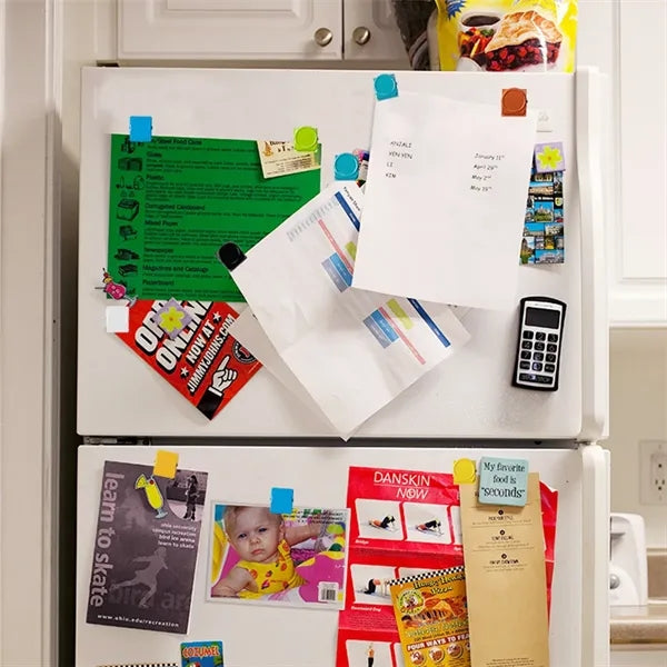 Colorful Fridge Magnetic Clips Heavy Duty Magnets