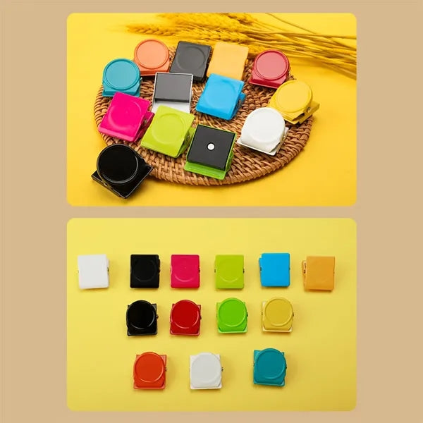Colorful Fridge Magnetic Clips Heavy Duty Magnets