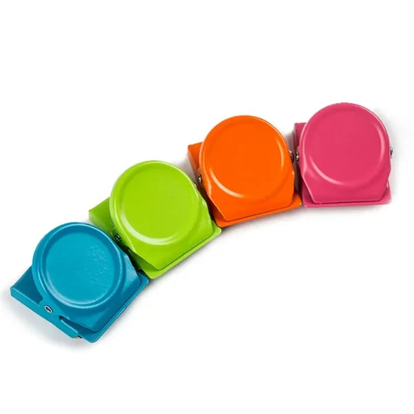 Colorful Fridge Magnetic Clips Heavy Duty Magnets