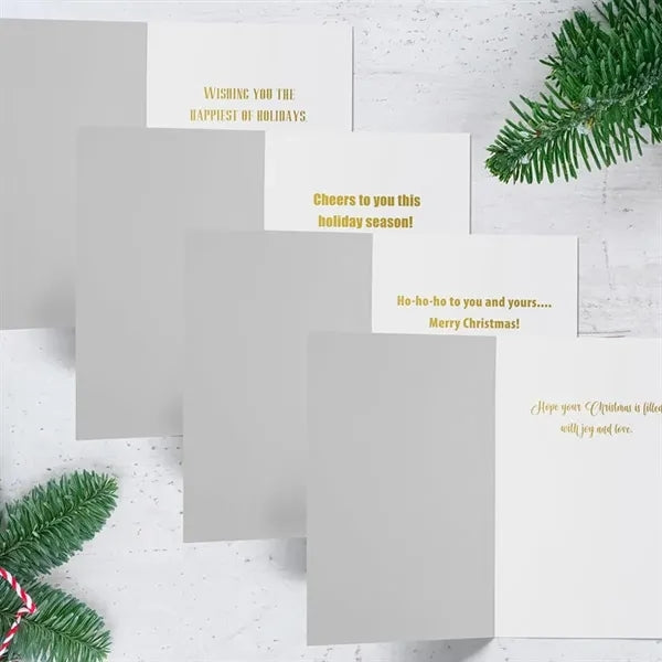 Gold Embossed Christmas Card