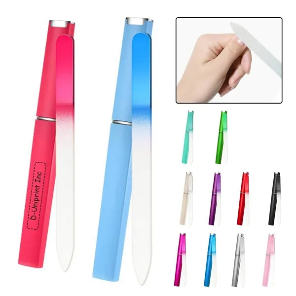 Glass Nail File With Case