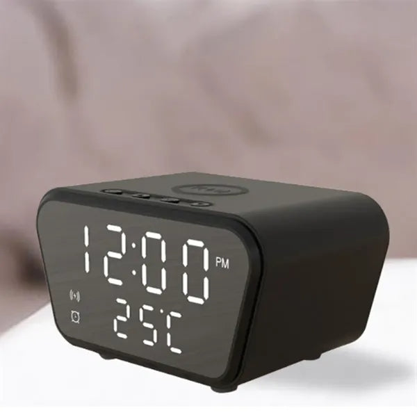 Digital Adjustable Bedrooms Alarm Clock Wireless Charger