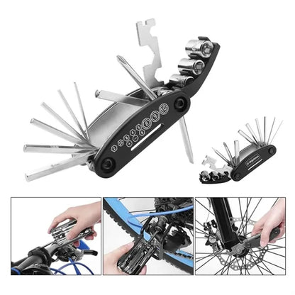 16 in 1 Multi-Function Bicycle Repair Tool