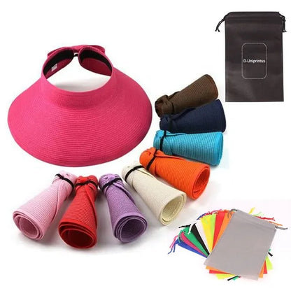 Roll-Up Sun Visor with Pouch