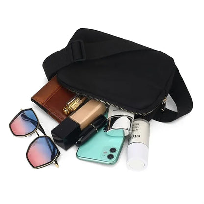 fashion versatile unisex portable large capacity waist bag