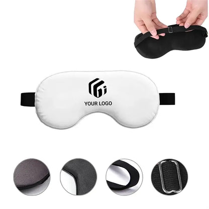 Soft Silk-Like Nap Night Sleep Eye Mask with Elastic Strap