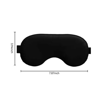Soft Silk-Like Nap Night Sleep Eye Mask with Elastic Strap