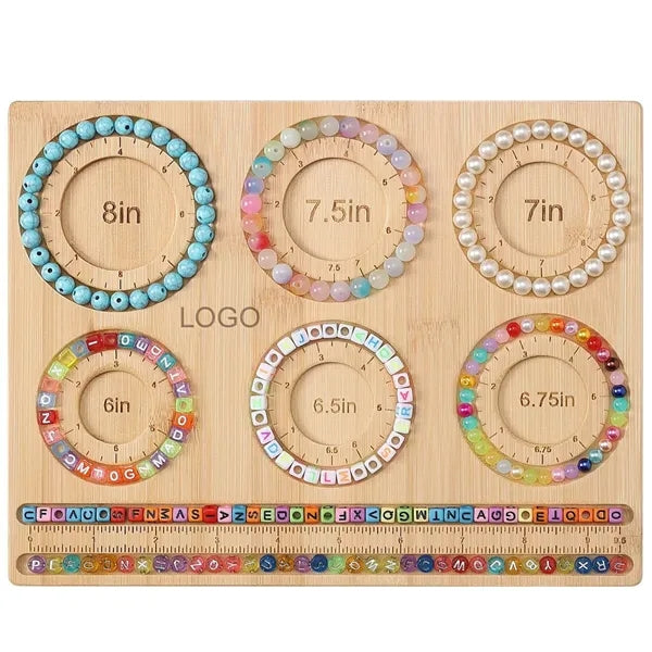 Bamboo Beading Board for Jewelry Bracelet Making
