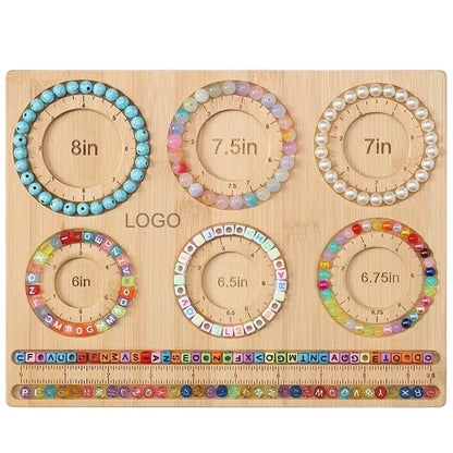 Bamboo Beading Board for Jewelry Bracelet Making