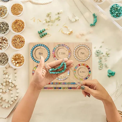Bamboo Beading Board for Jewelry Bracelet Making