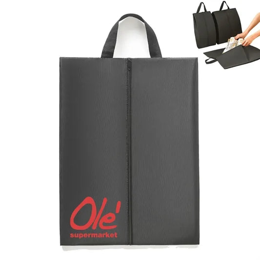 Portable Travel Shoe Bags with Zipper Closure