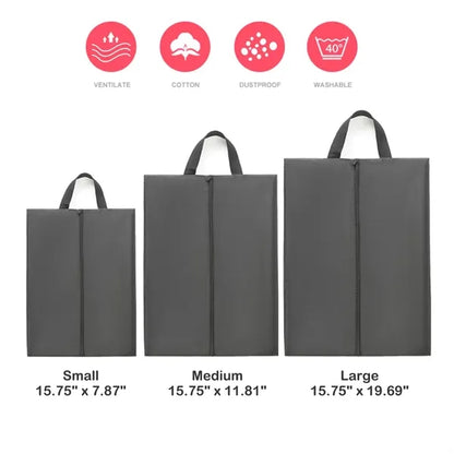 Portable Travel Shoe Bags with Zipper Closure