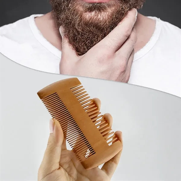 Pearwood Double Sided Beard Combs