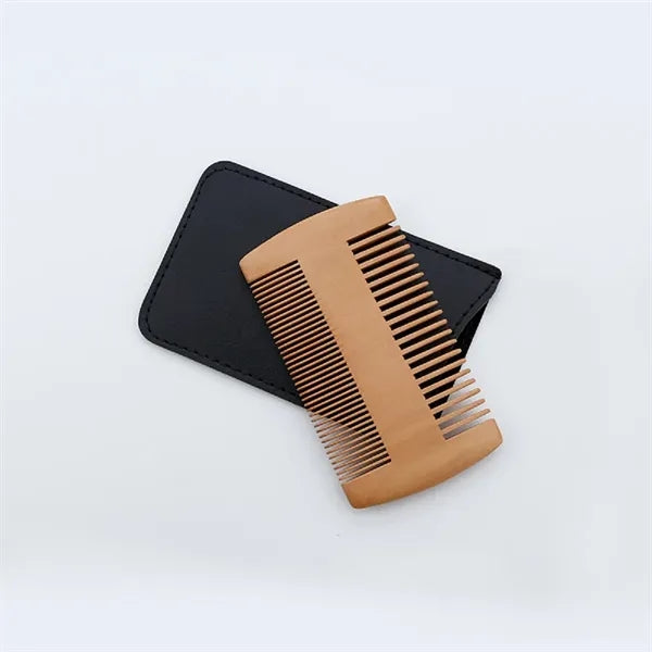 Pearwood Double Sided Beard Combs