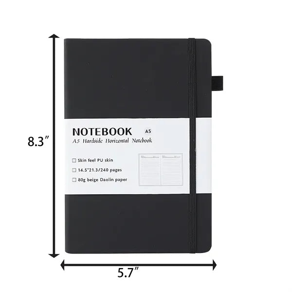 A5 Customizable Logo School Office Notebook With Strap