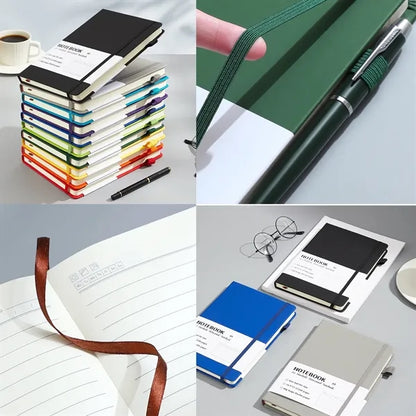 A5 Customizable Logo School Office Notebook With Strap