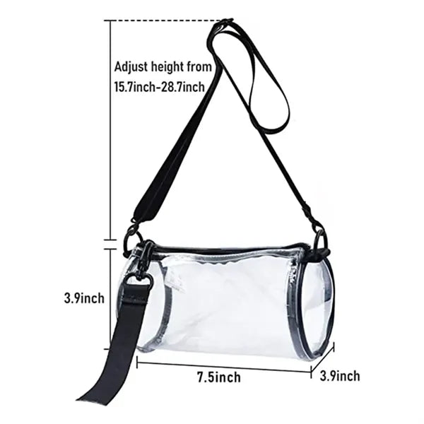Clear Barrel Bag