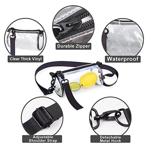 Clear Barrel Bag