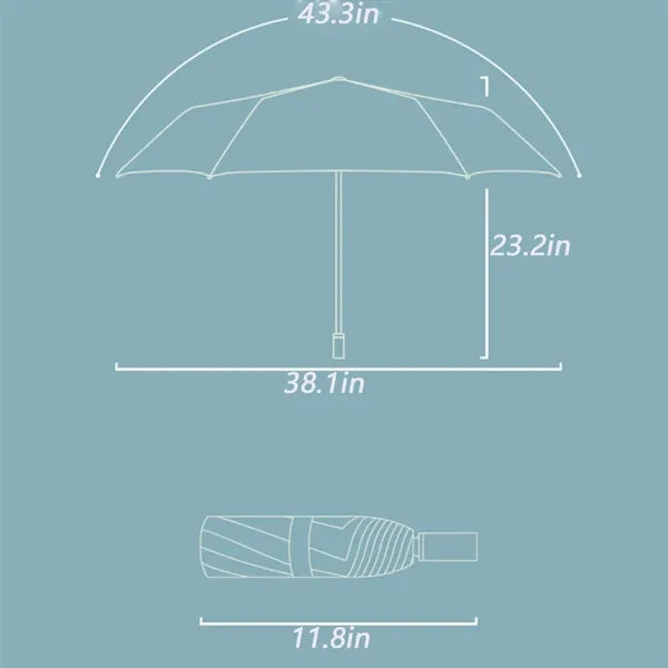 Portable UV Rain Protection Travel Umbrella with Handle