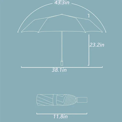 Portable UV Rain Protection Travel Umbrella with Handle