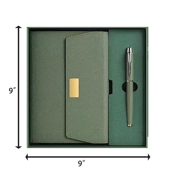 A5 Haute Couture Notebook Pen Set With Carry Bag