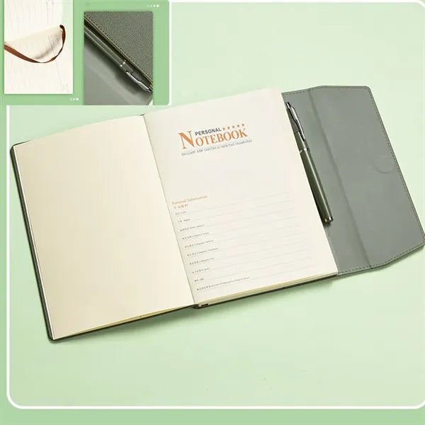 A5 Haute Couture Notebook Pen Set With Carry Bag