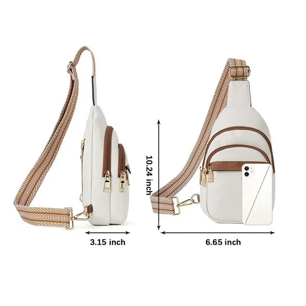 Fashionable simple large capacity women's messenger bag