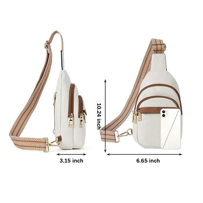 Fashionable simple large capacity women's messenger bag