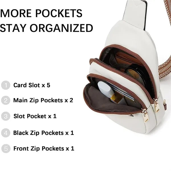 Fashionable simple large capacity women's messenger bag