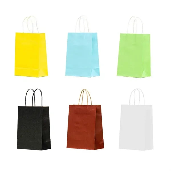 Eco-Friendly Kraft Paper Bags with Handles - Gift, Retail