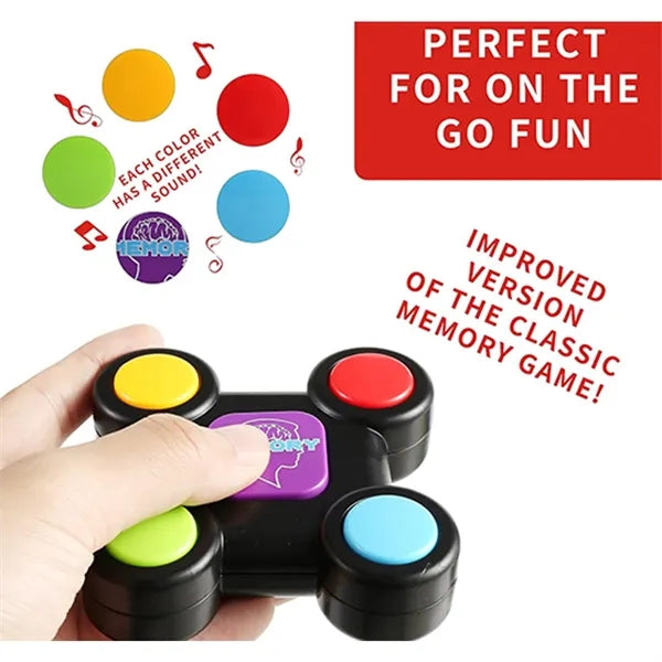 Lightweight Portable Kids Light-Up Memory Game with Sounds