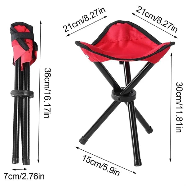 Portable Folding Lightweight Tripod Outdoor Stool Chairs