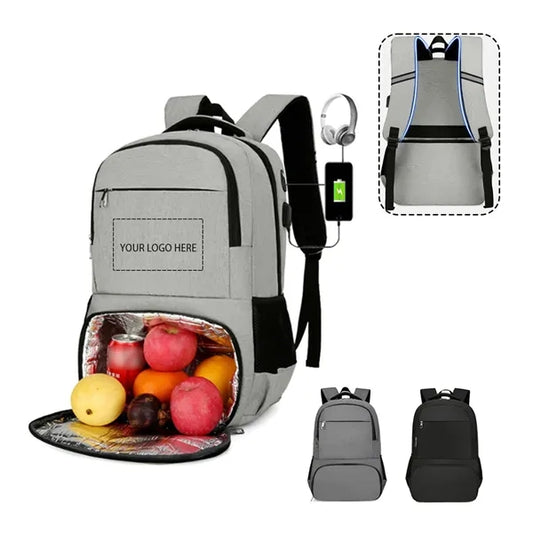 Anti-theft Backpack with Cooler Compartment