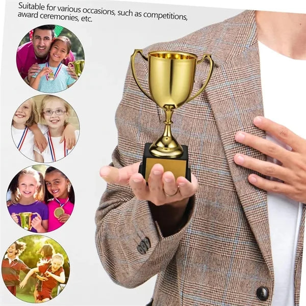 Plastic Gold Award Trophy Cups