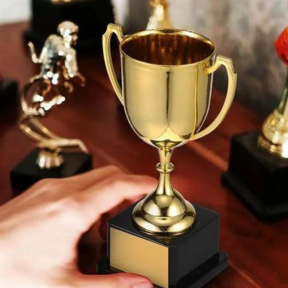 Plastic Gold Award Trophy Cups