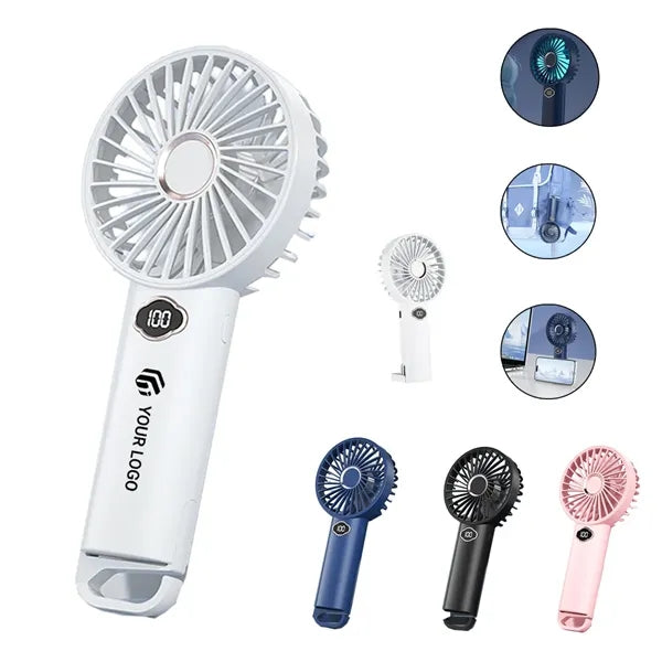Portable long-lasting powerful cooling quiet handheld fan
