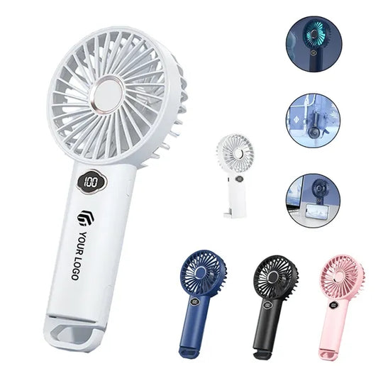 Portable long-lasting powerful cooling quiet handheld fan