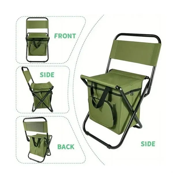 Outdoor Folding Cooler Chair