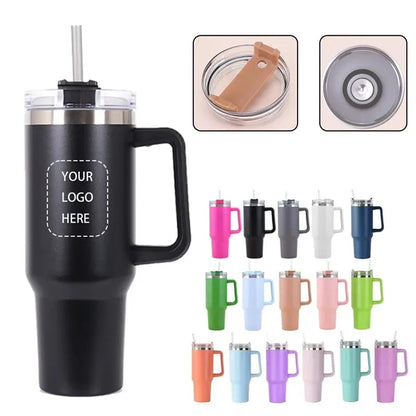 40OZ Insulated Stainless Steel Tumbler with Handle