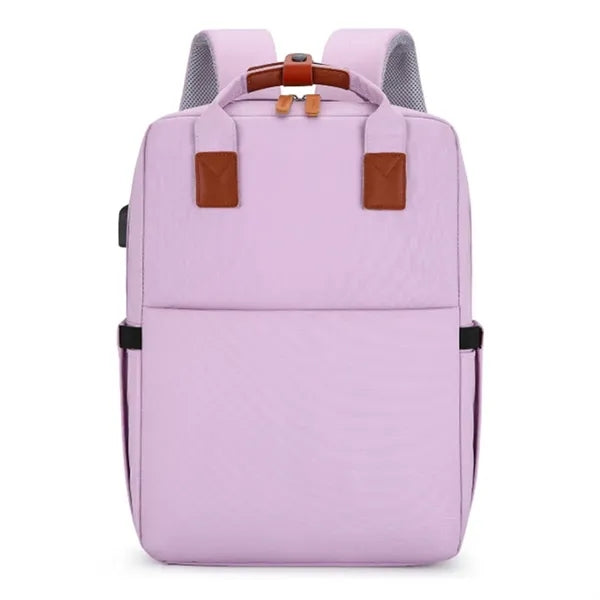 Campus Backpack with USB Charging Port