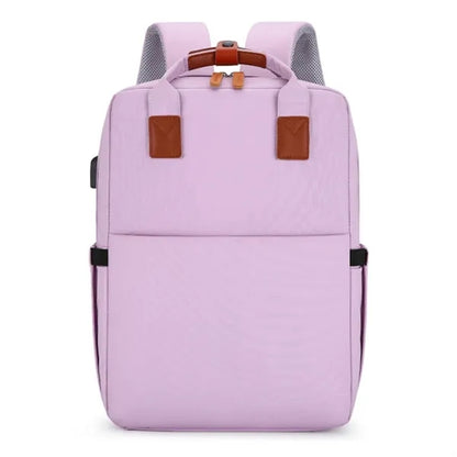 Campus Backpack with USB Charging Port