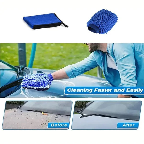 Versatile Automobile Detailing Brush Car Washing Tools Kit
