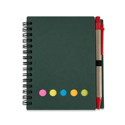 Small Spiral Notebook With Sticky Notes And Flags